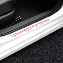 Passenger Princess Vinyl Car Sticker, Girly Vinyl Car Window Sticker, Fashionable Vinyl Sticker, Cute Car Accessories, Female Vinyl Car Sticker - A - View 2