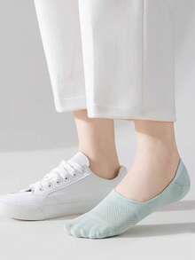 1/2/4/6/10/20 Pairs Women No-Show Socks, Non-Slip, Odor-Resistant, Breathable Low Vamp Invisible Socks For Shoes - Multicolor - View 3