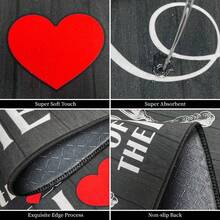 1 tấm thảm trải sàn nhà bếp dày, thảm trải sàn nhà bếp bằng sợi polyester với họa tiết dụng cụ nhà bếp in trên đó, thích hợp cho nhà bếp, phòng khách, hiên nhà, ban công và trang trí nhà cửa, thảm có rãnh mềm mại, thảm lối vào, thảm nhà bếp, thảm phòng tắm, có thể giặt máy, thảm chữ chống bụi, đồ trang trí nhà cửa dịp lễ - Thảm nhung pha lê, thảm phòng khách, thảm phòng ngủ, thảm có thể giặt, thảm lông ngắn, thảm thoải mái, mềm mại dưới chân, thảm trang trí nhà cửa, tạo thêm sự ấm áp, thảm thời trang. - A - Xem 10