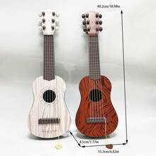 Guitarra de 4 cuerdas, instrumento musical, regalo de cumpleaños, regalo festivo, adecuado para principiantes, ukelele, instrumento musical de juguete, modelo de guitarra - Multicolor - Ver 13
