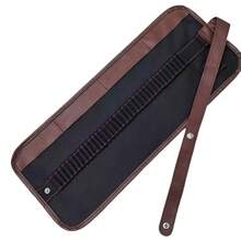Spacious And Portable Colored Pencil Storage Case Featuring 36 Slots And A Black Fabric Roll-Up Organizer. Ideal For Adults, Professionals, And Artists; A Perfect Choice For Birthdays, Travel, And More. - 36 Holes - View 2