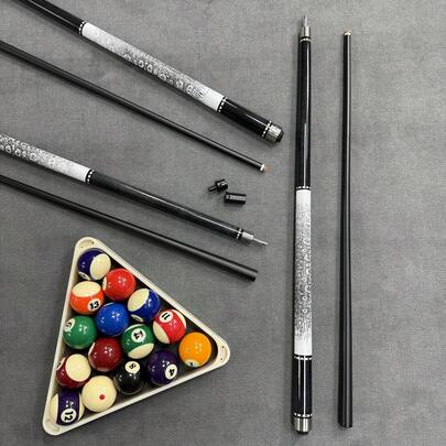 1/2 Professional Carbon Fiber Billiard Cue, Resistant To Deformation, 13mm Large Cue Tip, Equipped With Special Anti-Slip Handle, Outstanding Appearance, Exceptionally Cool In Any Occasion. Whether For Yourself Or As A Gift To Others, It Is An Excellent Present.