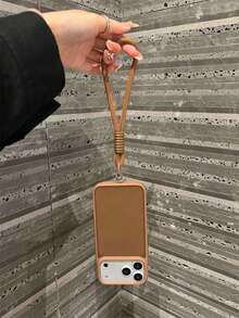 Gantungan Kunci, Tali Gantungan 1 buah Cokelat Pendek Tali Gantungan Lembut Matte Transparan Kompatibel dengan iPhone 17, 17 Pro, 17 Air, 17 Pro Max, 11, 11 Pro, 11 Pro Max, 12, 12 Pro, 12 Pro Max, 13, 13 Pro, 13 Pro Max, 14, 14 Pro, 14 Plus, 14 Pro Max, 15, 15 Pro, 15 Plus, 16, 16 Pro, 16 Pro Max, 16 Plus - Coklat - View 7