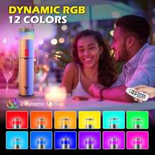 Camping Lantern Telescopic Camping Lantern Rechargeable with 15 Color Temperatures 10000mAh Camping Essentials with Hook Portable Waterproof Lanterns for Power Outages Emergency Hiking - Gris - Ver 5