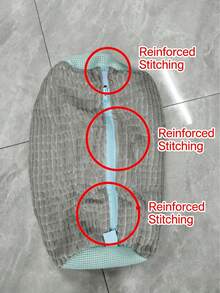 可重复使用的洗鞋袋，配有降噪雪尼尔拉链，可机洗，适用于所有鞋型，耐用的收纳护理配件，柔软的保护容器，适用于运动鞋、靴子、训练鞋和休闲鞋。 - 查看 6