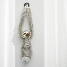 1pc Cute Cartoon Hanging Series Sloth Plush Doll, Soft Adorable Long Arm Sloth Doll, Versatile Hanging Decoration, Parent-Child Interactive Doll, Children's Room Decor, Curtain Tie-Back, Photo Prop, Children's Birthday/Mother's Day/Children's Day Gift - Multicolor - View 14