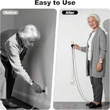 5in 1 Telescopic Outlet Extender With 2 AC Outlets, USB-A And USB-C Ports | 180° Rotating Wall Plug, Ideal For Hard-To-Reach Areas Behind Nightstands, Sofas And More - 美規B型插(110-127V) - 查看 5