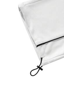 Men's Retro Banknote Print Summer Pants - White - View 8