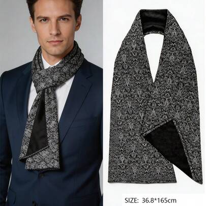 Reversible Adult Bibs - Elderly Adult Bibs Scarf - Restaurant Clothing Protector - Washable Restaurant Scarf Suitable For The Elderly