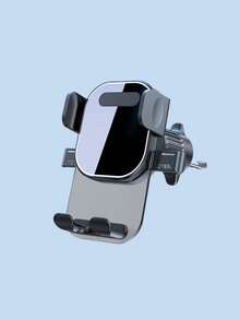 360°旋转通用车载手机支架，带自动夹紧和吸盘底座、重力锁定功能，可安装在仪表盘或空调出风口，带充电接口，防滑设计，适用于4.7-7英寸手机，自动锁定导航手机支架 - A - 查看 16