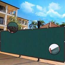 High Quality Privacy Shade Net - 81% Shading Rate, Suitable For Garden, Yard, Balcony And Outdoor Areas; Weather-Resistant Fabric, Easy Installation, Outdoor Privacy Shade Net, Balcony Decoration, Fashionable And Elegant, Easy Installation, Fence Mesh, Shade Net, Plastic Curtain, Space Divider, Gardening Accessory, Shade Net - 1 Dark Green - View 5