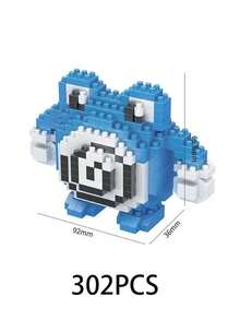 302块积木套装，包含蝴蝶等卡通人物，适合作为生日礼物 - 彩色 - 查看 24