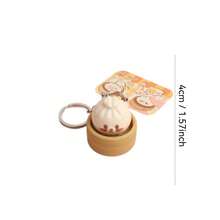 4个饺子键盘减压钥匙扣 - 清脆的声音，可爱的减压钥匙扣，成人工作/旅行/居家焦虑缓解工具 - 缓解焦虑，提高专注力 - 彩色 - 查看 2