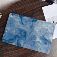 1 Ốp lưng dạng sách lật đa góc in họa tiết xoáy cẩm thạch xanh dương - Có ngăn đựng bút, tương thích với iPad Pro (M5)/ Air (M3)/ 11"(A16)/ 10.9/10.2/ Air thế hệ thứ 5/Pro11/10/9.7/Air 2/ (thế hệ thứ 7)/ (thế hệ thứ 8)/ Air 4/5/ Pro 11/ Thế hệ thứ 10 10.9 inch 2022 Smart Case/ Air 13(M3 2025)/ Air 11(M3 2025)/ Air 11(M3 2025)/ 11(A16 2025)/Galaxy Tab S10+/S9/A9, chức năng tự động ngủ/thức, tương thích với 6/6pro/7/7pro - Nhiều màu - Xem 3