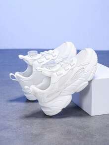 Giày thể thao trắng dành cho thanh thiếu niên, giày casual đi học, giày trắng dành cho sinh viên, phù hợp cho mọi mùa. - trắng - Xem 8