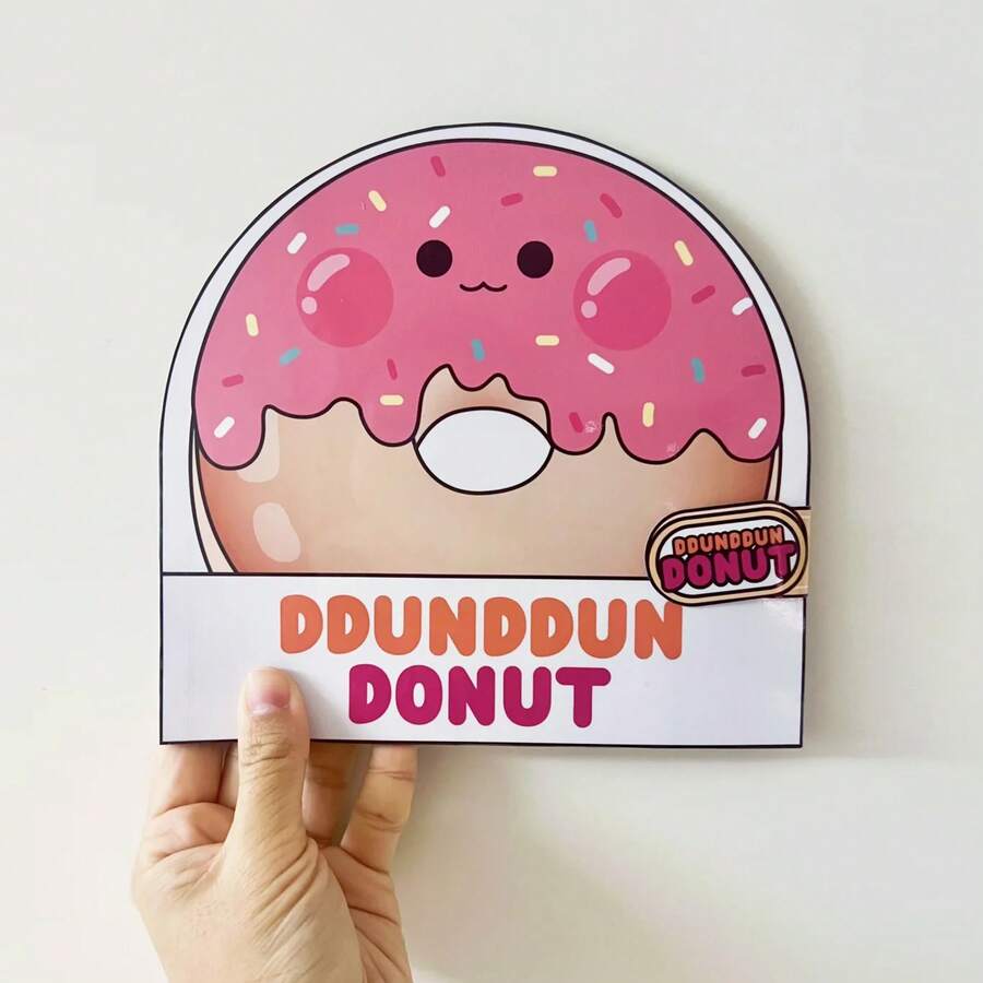 Bộ đồ chơi thủ công tự làm sách tranh 3D Donut Planet, trò chơi nhà bếp giả vờ dễ thương, đồ chơi giáo dục thú vị cho trẻ em. - Nhiều màu - Xem 1