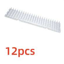 Piquets anti-oiseaux et anti-chats en plastique transparent pour l'extérieur, avec des clous de protection étendus, universels pour une utilisation intérieure et extérieure, repoussent efficacement les pigeons, les écureuils et autres animaux, fournissent un tapis de piquets anti-chats fiable, améliorent la . - Multicolore - Voir 11