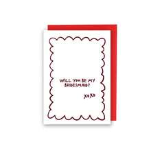 Thiệp mời phù dâu, Thiệp chúc phù dâu, Bạn có muốn làm phù dâu của tôi không? Hãy làm phù dâu của tôi, Thiệp quà tặng cho tiệc cưới - nhiều màu - Xem 7