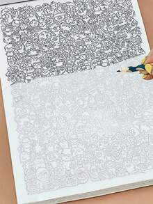 Mini Pattern Sketchbook - Sketch And Line Drawing Notebook, Suitable For Sketching Practice, Adult Drawing Training And Leisure Time, Can Be Used As Leisure Gift, Birthday Or Holiday Gift - Single Item - 15pcs - View 3