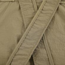 New Style Cross Strap Sleeveless Apron Simple Home Kitchen Cooking Workwear Catering Special Waist Apron Chef - Khaki - View 9