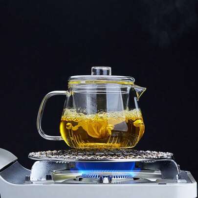 1个500毫升/600毫升高硼硅玻璃企鹅造型水壶，家用过滤水壶（带玻璃滤网）