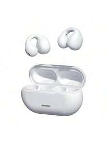 TWS 真无线蓝牙耳机 5.3 无线骨传导耳机，夹式耳机，音乐降噪高清通话运动游戏耳机 - 卡其色 - 查看 10