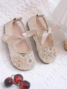 2026 Bestselling Bosibo Woven Sandals, Suitable For Girls Aged 3-12 | Adjustable Hook And Loop And Cloud Patterned Ivory Soles, Suitable For Beach/School/Park/Infant Wear GOJOGOLO! - Gold - View 8