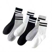 Striped Over-The-Knee Socks - Multicolor - View 8