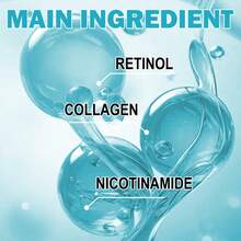 7片装10倍视黄醇胶原蛋白面膜，富含玻尿酸、维生素A、C、E，深层保湿，令肌肤更柔嫩、光滑、水润，提亮肤色，提供面部补水，面部护理面膜 - 數量 - 查看 4