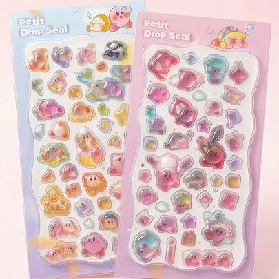 Nhãn dán trang trí thủ công dành cho trẻ em, nhãn dán trang trí văn phòng và trường học, nhãn dán sổ tay, nhãn dán sổ sách, nhãn dán hành lý, nhãn dán trang trí đàn guitar, nhãn dán laser, quà tặng cho bạn bè và gia đình, quà nhét vào tất Giáng sinh, quà Giáng sinh, đồ trang trí Giáng sinh, nhãn dán nhân vật hoạt hình Nhật Bản ngẫu nhiên có giá trị cao