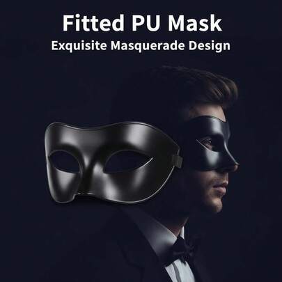 2pcs Black Lace Couple Masks - Elegant Plastic Venetian Masquerade Masks Suitable For Masquerade Ball, Halloween And Party Costumes, Party Accessories