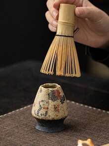 Bộ dụng cụ đánh trà Matcha bằng đá lửa (1/6 món) - Bao gồm dụng cụ đánh trà, thìa và lưới lọc bằng thép không gỉ, thích hợp cho nghi thức pha trà Matcha truyền thống Nhật Bản và sử dụng hàng ngày. Bộ dụng cụ hoàn chỉnh này là món quà tuyệt vời dành cho người yêu trà và người mới bắt đầu. - Nhiều màu - Xem 9