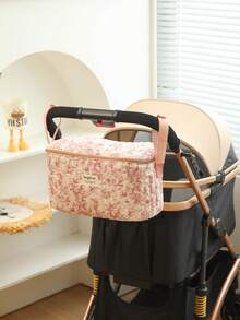 复古油画图案尿布包婴儿车收纳袋，绗缝婴儿包换尿布包，适合新生男婴女婴，旅行收纳包婴儿车包，带婴儿车挂带，爸爸妈妈必备，婴儿用品，母亲节礼物 - 彩色 - 查看 14