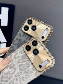 Ốp điện thoại giả lông báo mạ điện cao cấp, phù hợp với 17 Air 16 Pro Max 16 15 14 13 12 Pro Max 11, có nắp bảo vệ ống kính camera mạ điện. - Xám - Xem 2