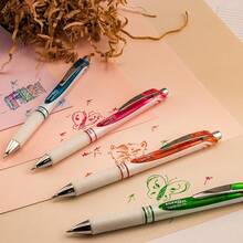 Pink BCA EnerGel Pearl RTX Retractable Gel Pen, 0.7mm (BL77WBP2PP) - 0.7mm - View 3