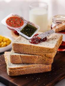 Bộ 10/20/5 hộp đựng đồ ăn nhẹ có nắp đậy, bao gồm túi đựng đồ ăn nhẹ, hũ đựng gia vị hai ngăn di động, hộp đựng đồ ăn nhẹ để kiểm soát khẩu phần nước sốt và nước chấm, nhỏ gọn và dễ mang theo, thích hợp để đựng trái cây, chanh dây, quất, chanh, hộp đựng nước sốt đông lạnh, cốc đựng nước sốt dùng một lần, hộp đựng nước chấm, tuyệt vời cho các buổi tụ họp ngoài trời, cắm trại, tiệc sinh nhật, tiệc bãi biển mùa hè, các hoạt động ngoài trời, đồ dùng nhà bếp. - Trong sáng - Xem 6