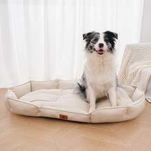 wuyingongfang 1pc Suede Material Rectangular Waterproof Anti-Urine Removable Washable Easy Clean Dog Bed Cat Bed Pet Bed, Wear-Resistant Bite-Resistant Dirt-Resistant Soft Comfortable Dog Bed Cat Bed Bed Mat Pet Mat Dog Bed Cat Bed Pet Bed, Suitable For Large Medium Small Dogs And Cats, Universal For Cats And Dogs, Suitable For Large Medium Small Cats And Dogs, All Season Use For Sleeping, Multiple Colors Available - Multicolor - View 10