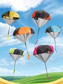 Hand Throw Parachute, Airborne Parachute With Soldier, Outdoor Sports - Multicolor - View 14