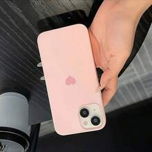 1pc Heart-Shaped Anti-Drop TPU Soft Phone Case Cover, Suitable For IPhone 7P/8Plus/16/16PLUS/16PRO/16PROMAX/XR/XSMAX/11/11Pro/11ProMax/12/12Pro/12ProMax/13/13Pro/13ProMax/14/14Pro/14Plus/14ProMax/15/15Pro/15Plus/15Pro/17airMax, Fashionable/Elegant/Cute/ - Multicolor - View 5