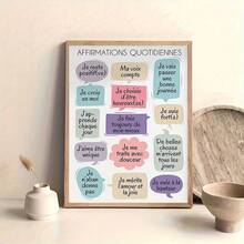 Pink Positive Affirmation Poster, Suitable For Office, Quiet Corner Or Relaxation Room - J - View 3