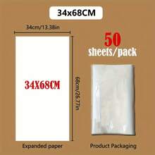 50 Sheets Of Semi-Cooked Rice Paper, Suitable For Oriental Painting, Ink Painting, Chinese Calligraphy, Watercolor Painting And Other Artistic Creations, Suitable For Beginners, Artists And Professionals In Handicrafts - Xuan Paper - View 5