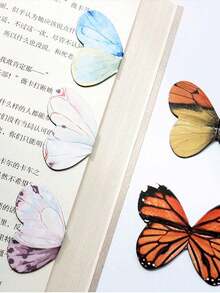 4pcs/Set Cute Shaped Magnetic Bookmarks, Paper Bookmarks With Double Sides Magnetic Clip, Stationery Suitable Students, Available In 1/4pcs, 16pcs Bookmarks,School Supplies,Back To School - Hỗn hợp ngẫu nhiên - Xem 1