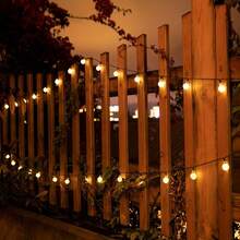 20/50/100pcs Large LED Bead Solar Powered String Lights, 8 Lighting Modes, Rechargeable Battery, Suitable For Garden, Patio, Party, Holiday, Christmas, Wedding, Outdoor Decor - Solar-powered Bubble Balls - View 6