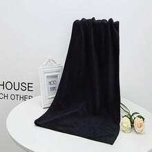 5/2/1pcs Black Hair Drying Towels, Super Soft Microfiber Salon Towels, Bulk Haircare Towels Suitable For Gym, Bathroom, Spa, And Home Beauty Care - Black - View 3