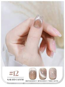 Sơn móng tay gel Miss Leia 1-12 15ml họa tiết bầu trời sao lấp lánh kim cương mắt mèo mùa xuân/hè, làm trắng móng độ đậm đặc, sơn móng tay gel mắt mèo pha lê lấp lánh phù hợp hoàn hảo, màu sắc phổ biến, sơn móng tay gel phù hợp cho người mới bắt đầu, có thể sấy khô bằng đèn LED UV, dễ tẩy rửa, bộ dụng cụ salon, tự làm tại nhà, quà tặng ngày lễ, dụng cụ làm móng cho nữ. - Nhiều màu - Xem 12