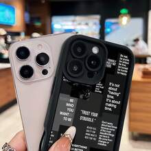 Imágenes en blanco y negro con frases motivacionales para el gimnasio.funda de teléfono Fundas compatibles con ,Apple,VIVO,OPPO,,, y Honor.Fabricadas en silicona TPU,ofrecen protección contra golpes y caídas. - Negro - Ver 4