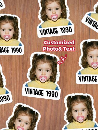 1~80 Miếng Dán Chân Dung Tùy Chỉnh Với Nhiều Kích Cỡ Khác Nhau, Hình Dán Ảnh Cá Nhân Hóa, Hình Dán Logo Tùy Chỉnh, Hình Dán Ảnh Tiệc Sinh Nhật Làm Quà Tặng, Hình Dán Vinyl Chống Nước Cho Bình Nước, Máy Tính Xách Tay, Hoàn Hảo Cho Ngày Valentine, Ngày Thanh Niên, Tân Gia, Trang Trí Lý Tưởng Cho Phòng Khách, Phòng Ngủ, Văn Phòng, Phòng Trà, Phòng Ăn, Đa Chức Năng Làm Mới Nhà Mùa Thu, Tạo Không Khí Ấm Cúng Cho Nhà & Văn Phòng, Món Quà Tuyệt Vời Cho Thành Viên Gia Đình