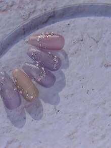 1 miếng dán móng tay 5D, họa tiết trăng sao vàng chất lượng cao, miếng dán móng tay tự dính, dụng cụ làm móng nghệ thuật DIY, tự dính, thích hợp cho móng giả, miếng dán móng tay, trang trí móng tay, nghệ thuật làm móng. - Nhiều màu - Xem 7