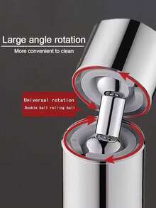 3-Mode Multi-Function Kitchen Faucet - Multi-Function Kitchen Faucet With 3 Water Flow Modes. Faucet Accessories Include Extension Rod And Aerator. Water-Saving And Pressure-Boosting. Universal Installation Adapter Fits 20-24mm Faucet Diameter. Rotatable Water Flow Modes For Easy Cleaning. - Multicolor - View 6