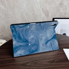 1 Ốp lưng dạng sách lật đa góc in họa tiết xoáy cẩm thạch xanh dương - Có ngăn đựng bút, tương thích với iPad Pro (M5)/ Air (M3)/ 11"(A16)/ 10.9/10.2/ Air thế hệ thứ 5/Pro11/10/9.7/Air 2/ (thế hệ thứ 7)/ (thế hệ thứ 8)/ Air 4/5/ Pro 11/ Thế hệ thứ 10 10.9 inch 2022 Smart Case/ Air 13(M3 2025)/ Air 11(M3 2025)/ Air 11(M3 2025)/ 11(A16 2025)/Galaxy Tab S10+/S9/A9, chức năng tự động ngủ/thức, tương thích với 6/6pro/7/7pro - Nhiều màu - Xem 7